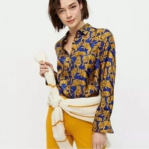 NWT J.Crew Collection Sleepy Lions shirt